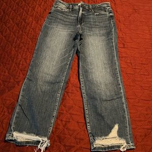 Flying Monkey jeans straight crop fit size 29 medium wash